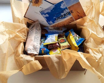 Handpicked Ukrainian Snack Box | Souvenir with Ukraine Snacks and Candies | Authentic Gift from Ukraine