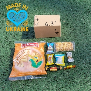 Ukraine Assorted Candy Box Small | Authentic Ukrainian Sweets from Ukraine Seller | Ukraine Gift with Premium Tastes (at lest 5.3 oz)