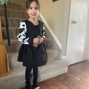 Selena Inspired Birthday Outfit | Selena Birthday Outfit | Selena Birthday | First Birthday | Selena Inspired Birthday | Cow Print Outfit image 2