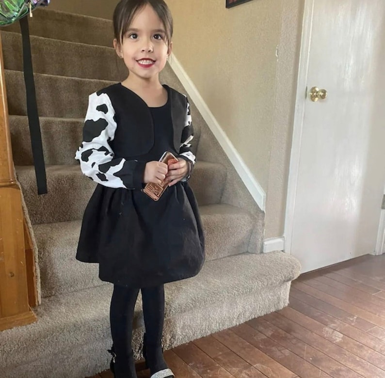 Selena Inspired Birthday Outfit | Selena Birthday Outfit | Selena Birthday | First Birthday | Selena Inspired Birthday | Cow Print Outfit image 2