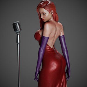 Jesica Singer 3D Model, Fan Art, Cosplay, PLA Print