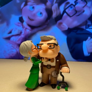 Carl und Ellie &quot;&quot;Up&quot;&quot; Film Figur: 3D Druck, Valentinstagsgeschenk.&quot;