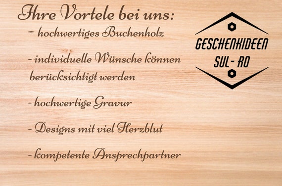 Individuelles Frühstücksbrettchen Aus Holz Mit Stadt-Gravur – Hannover Motiv, Ahorn, 22x14,5 Cm