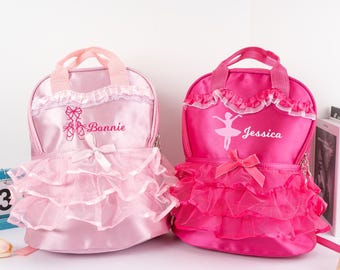 Mochila de ballet personalizada: bolsa de baile de nailon con tutú