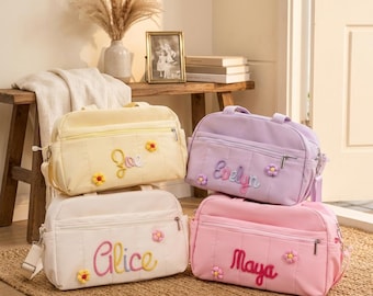 Fourre-tout de voyage personnalisé pour enfants, sac de sport personnalisé de danse classique pour filles, sac d'activités quotidiennes