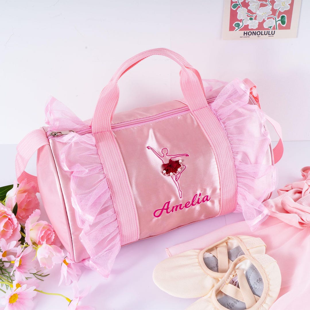 Personalized Kids Dance Ballet Bag Large Capacity
