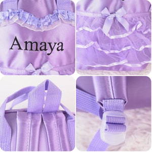 Personalized Ballet Backpack for Little Girls, Custom Kids Dance Bag Gift, Gymnastics Tutu Bag bild 7