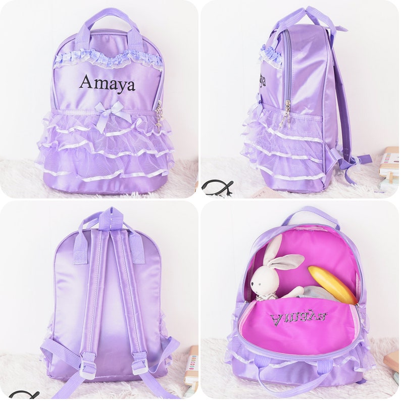 Personalized Ballet Backpack for Little Girls, Custom Kids Dance Bag Gift, Gymnastics Tutu Bag bild 6