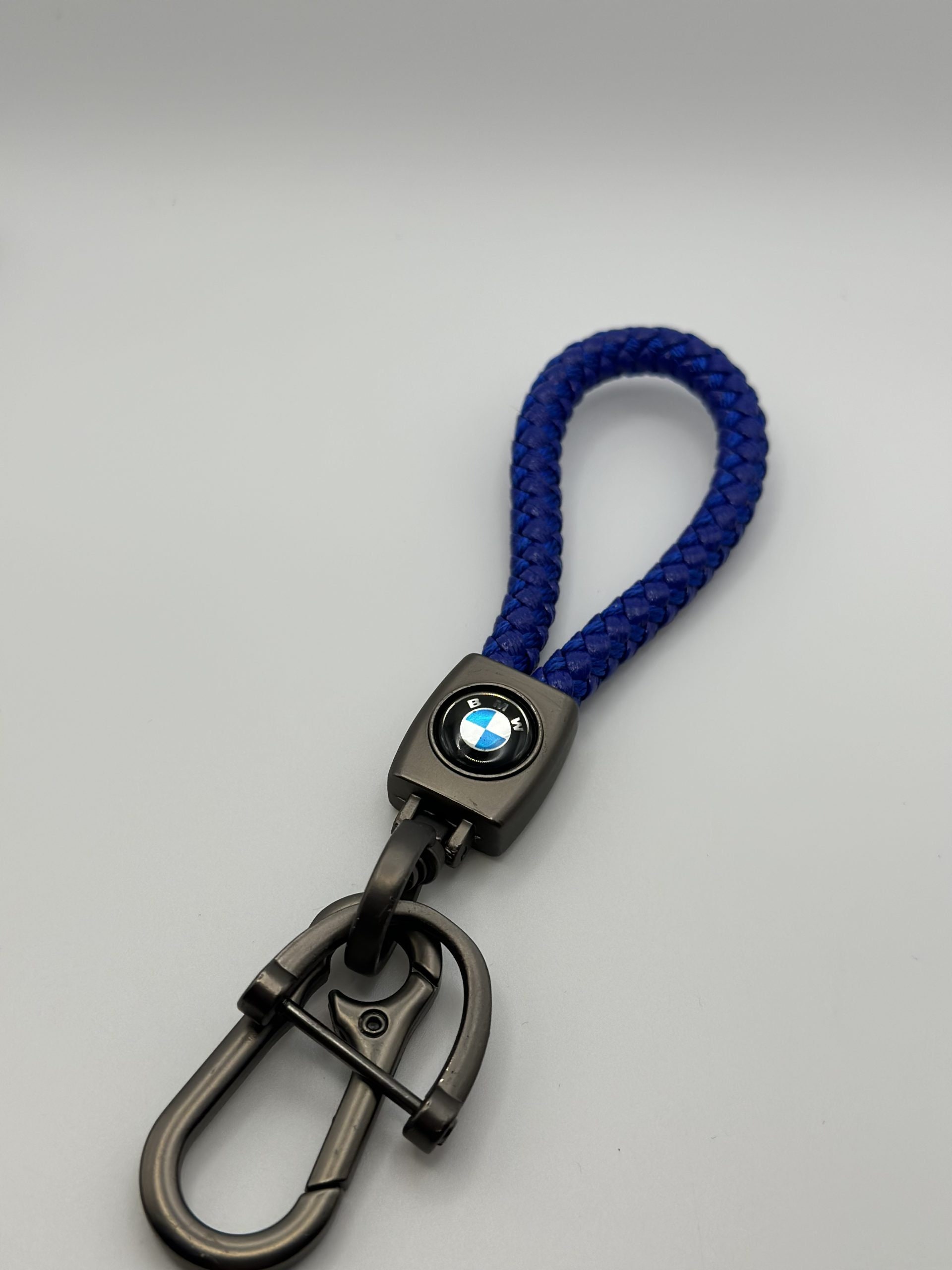 Pour porte-clés BMW avec porte-clés en cuir, porte-clés avancé en cuir de  surface en tpu doux pour clé intelligente Bmw de style classique