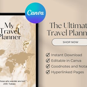 Reiseplaner, Digitaler Reiseplaner, Reisetagebuch, Checkliste, Reisebudgetierung, Ausgaben, Travel Maps, Vision Board