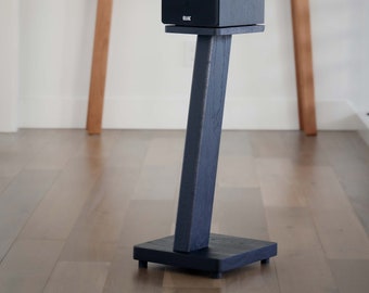 STRATUS Hardwood Black Ash Speaker Stands (2)