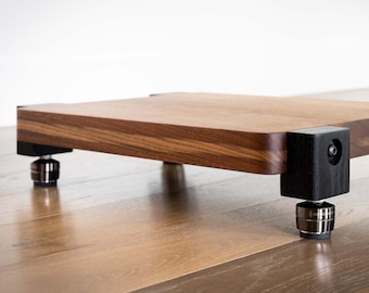TERRA FT Audio Platform - Walnut with Black Ash Legs