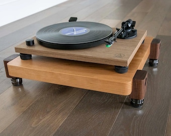 TERRA FT Audio Platform - Cherry with Walnut Legs