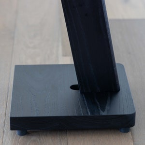 STRATUS Hardwood Black Ash Speaker Stands 2 image 6