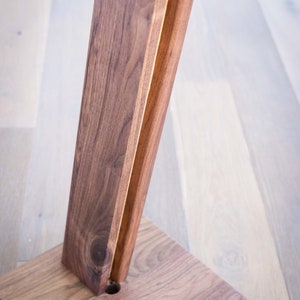 STRATUS Hardwood Walnut Speaker Stands 2. Hand-picked Natural Wood Premium Quality image 9