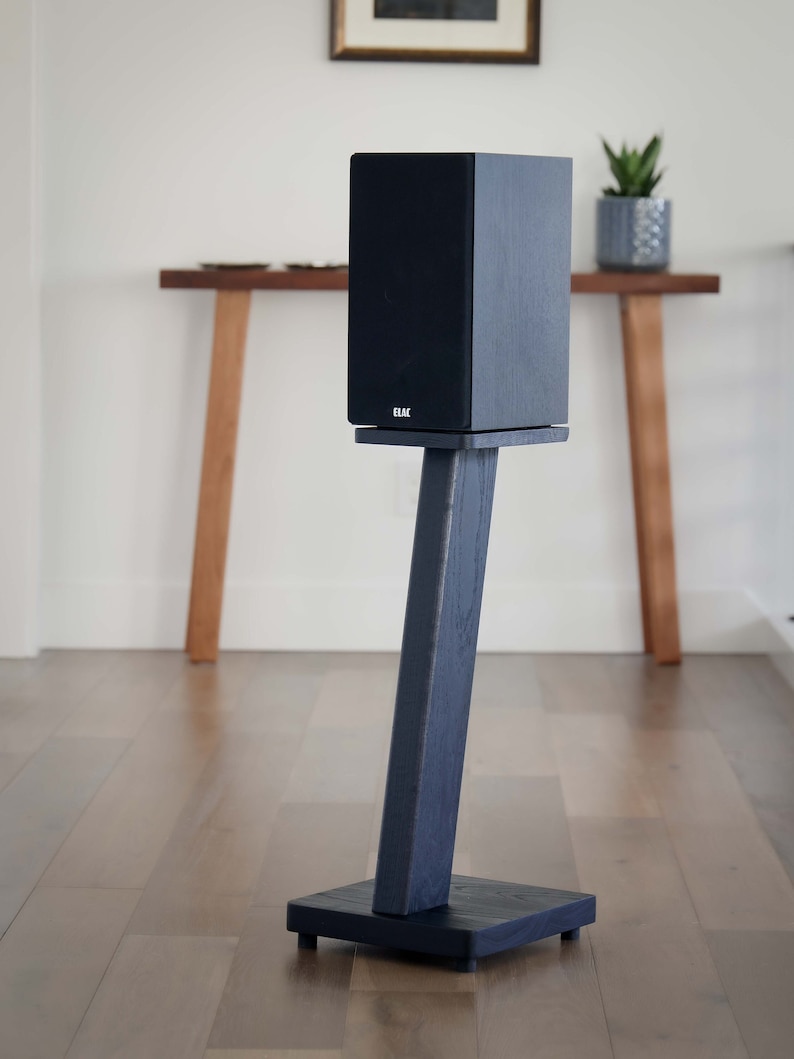 STRATUS Hardwood Black Ash Speaker Stands 2 image 1