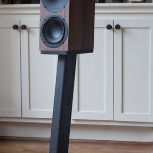 STRATUS Hardwood Black Ash Speaker Stands 2 image 3