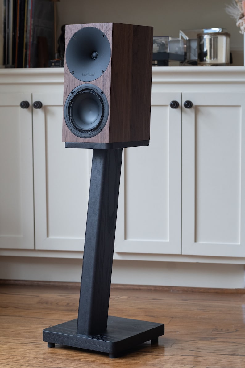 STRATUS Hardwood Black Ash Speaker Stands 2 image 3