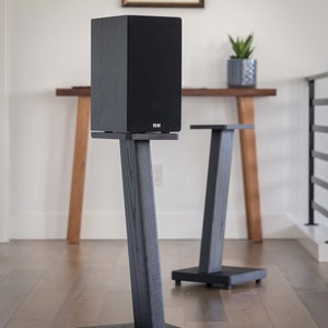 STRATUS Hardwood Black Ash Speaker Stands 2 image 2