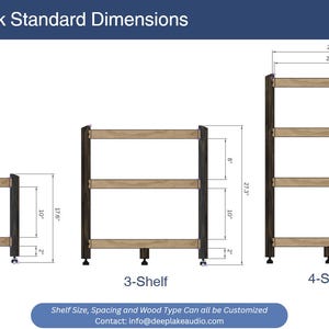 ECHELON II Audio Rack – Walnut Shelves & Black Ash Legs - Etsy
