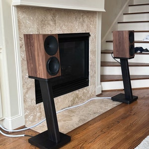 STRATUS Hardwood Black Ash Speaker Stands 2 image 7