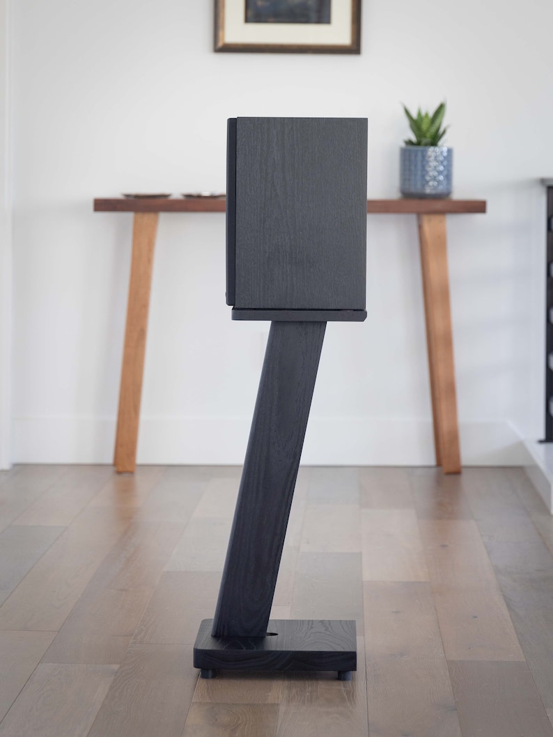 STRATUS Hardwood Black Ash Speaker Stands 2 image 4