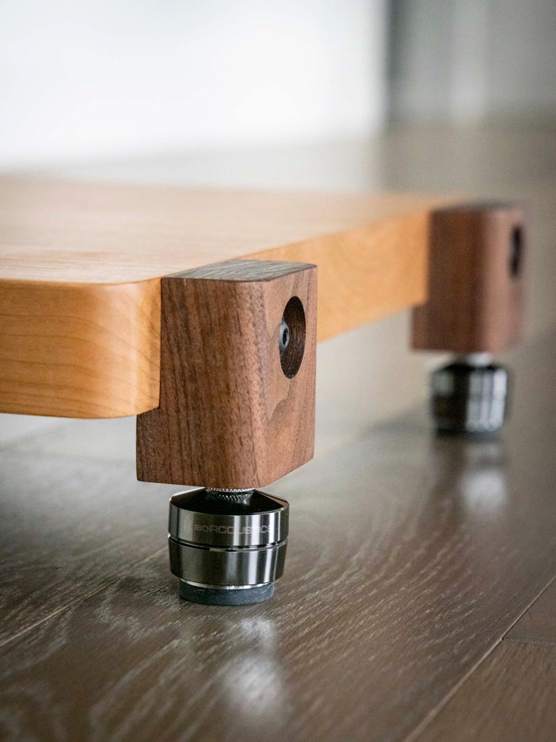 TERRA FT Audio Platform - Cherry With Walnut Legs - Etsy