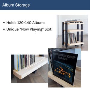 ECHELON II Audio Rack With Album Storage - Etsy