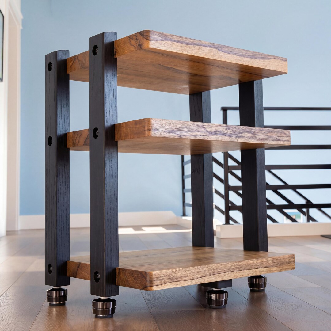 ECHELON II Audio Rack – Black Limba - Etsy