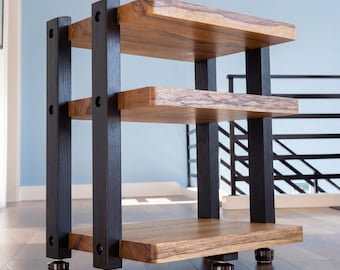 ECHELON II Audio Rack – Black Limba