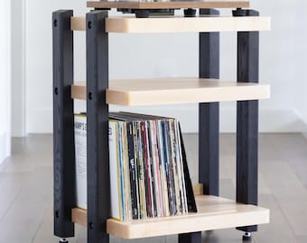 ECHELON II Audio Rack with Album Storage
