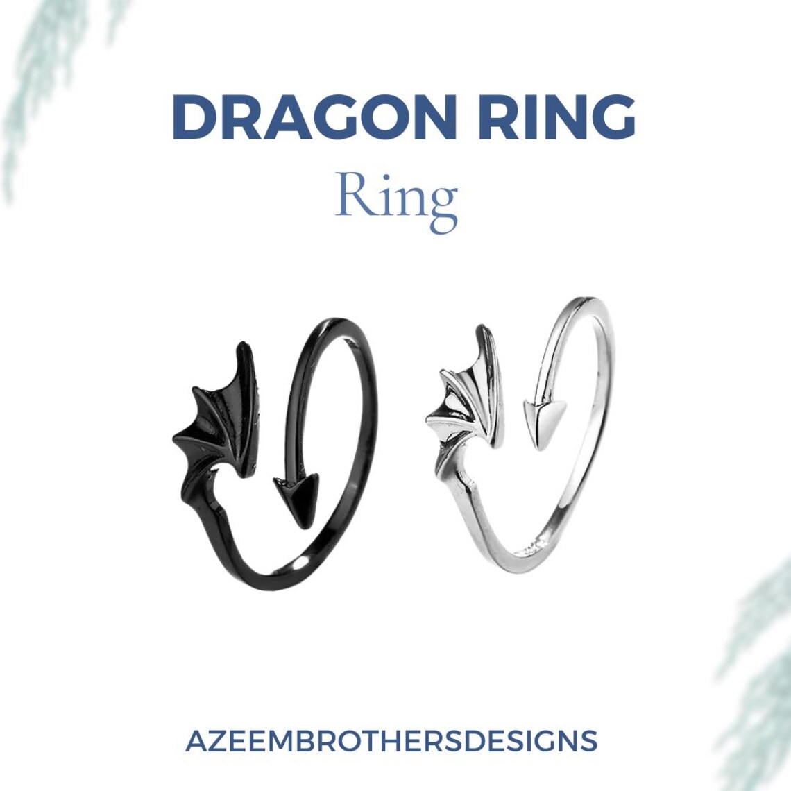How to Train Your Dragon Toothless Adjustable Ring - Matching Couples ...