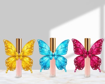 7 bundel Schmetterling Mini Parfüm Halter Vorlage zum ausdrucken, Schmetterling Favor Box PNG PDF, Hochzeit Baby Shower Party Favor Geschenkverpackung