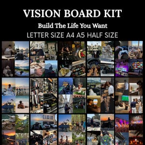 men pdf 2026 vision board unisex, vision board kit for men -2026 Men’s Vision Board Digital Goal Planner for Successful Mindset PDF Download