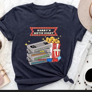 Custom Favorite Movies T-shirt, Unisex Movie Fan shirt, Movie Lover, Cinephile Gift, Personalized Cinephile gift , Movie Buff Shirt, gift me