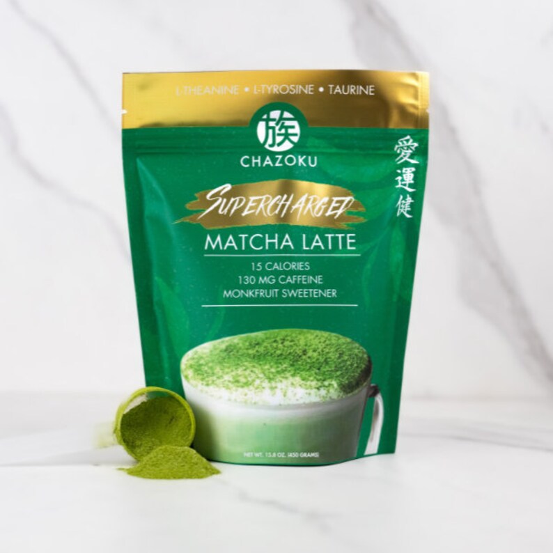 Premium Matcha Latte Energy Drink Powder Award Winning Ceremonial Grade