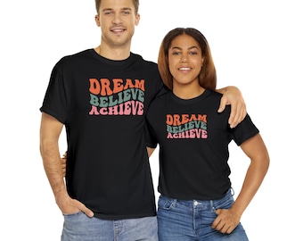 inspirierendes Shirt, Geschenk für sie, motivierend, Geschenk für ihn, Geschenk, T-Shirts, Geschenk für Mama, inspirierend, Motivations-T-Shirt