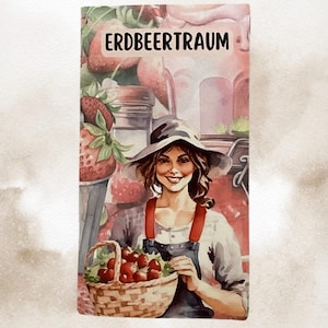 Klappkarte Erdbeertraum A6 Binder Sparchallange Sparspiele
