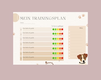 Trainingsplan Hunde, Hunde-Tracker, Hundetrainer für alle Familienmitglieder, Jack Russel Terrier