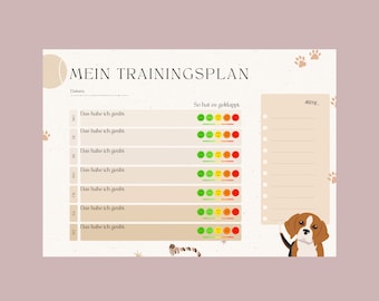 Trainingsplan Hunde, Trainingsplan Hund, Hunde-Trainingsplan, Digitaler Trainingsplan Hund, Hundetraining, Hundetrainingsplaner, Beagle