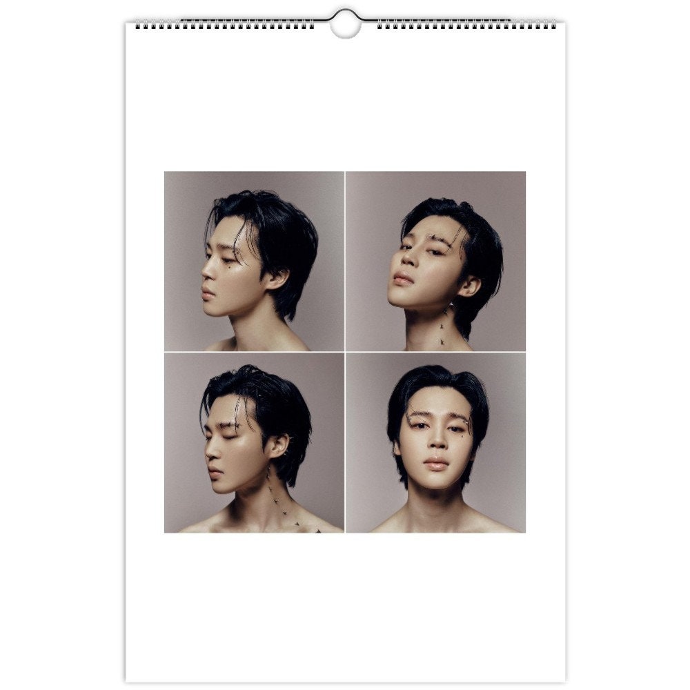 BTS Jimin 2024 Wall Calendars US & CA Etsy
