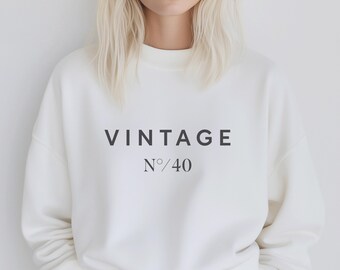 40th Birthday Sweatshirt * Vintage 1986 * 40th Birthday Gift * 40 Years Sweatshirt * 1986 Sweatshirt * Born in 1986 Gift * Unisex
