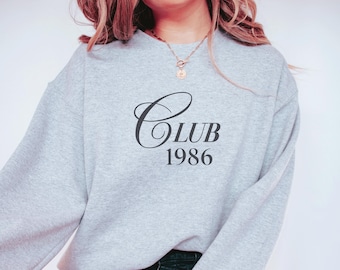 40th Birthday Sweatshirt * Vintage 1986 * 40th Birthday Gift * 40 Years Sweatshirt * 1986 Sweatshirt * Born in 1986 Gift * Unisex