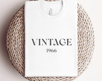60th Birthday T-Shirt * Vintage 1966 * 60th Birthday Gift * 60 Years Old T-Shirt * 1966 T-Shirt * Born in 1966 Gift * Modern