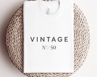50th Birthday T-Shirt * Vintage 1976 * 50th Birthday Gift * 50 Years Old T-Shirt * 1976 T-Shirt * Born in 1976 Gift * Elegant