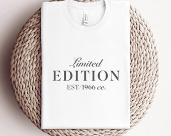 60th Birthday T-Shirt * Limited Edition 1966 * 60th Birthday Gift * 60 Years T-Shirt * 1966 T-Shirt * Born in 1966 Gift * Modern