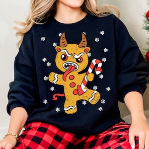 Gingerbread Christmas Png,Gingerbread Man Krampus Christmas,Gingerbread shirt Png,Candy Cane Png,Horror Christmas Png,Digital PNG