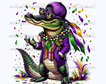 Mardi Gras Mardigator Png,Mardi Gras Boy,Mardi Gras Hip Hop,Teddy Alligator Png,boy png,designs download