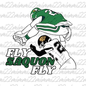 Fly Saquon Barkley Eagles Fly Reverse Hurdle PNG Shirt Design Sublimation,2 Png,Instant Download