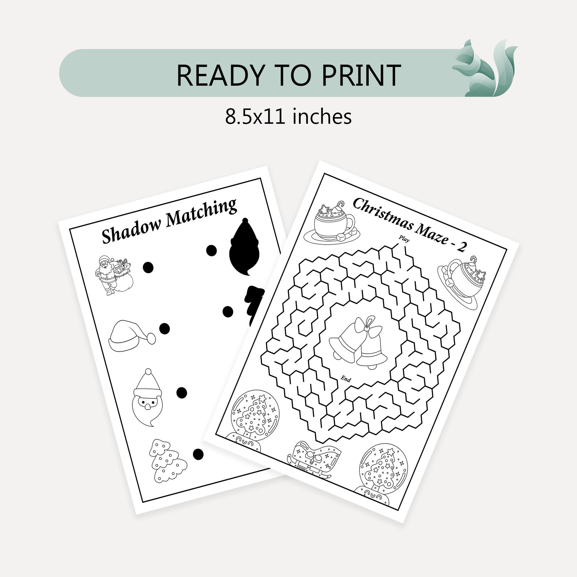 Printable Christmas Activities Christmas Activity Bundle - Etsy